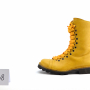Boots jaune femme