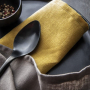 Serviette de table unie en polylin LA LILOISE- Lot de 6 serviettes – Origine France Garantie