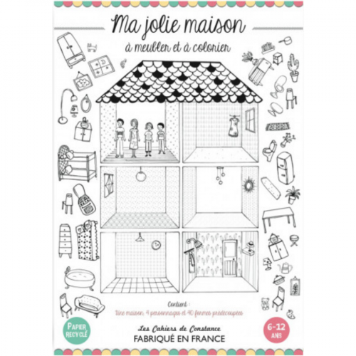 Jolie maison à colorier made in France