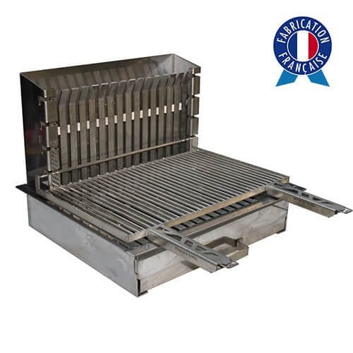 Barbecue tout inox encastrable made in France