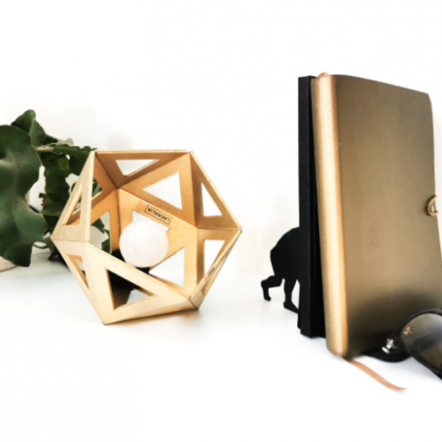 Petite Lampe Origami – or origine France