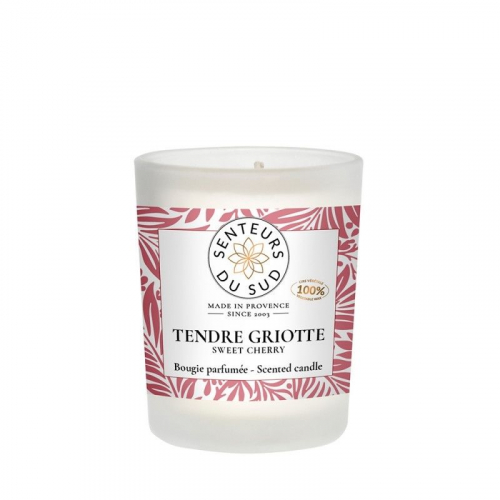 Bougie parfumée Tendre Griotte - 75g made in France
