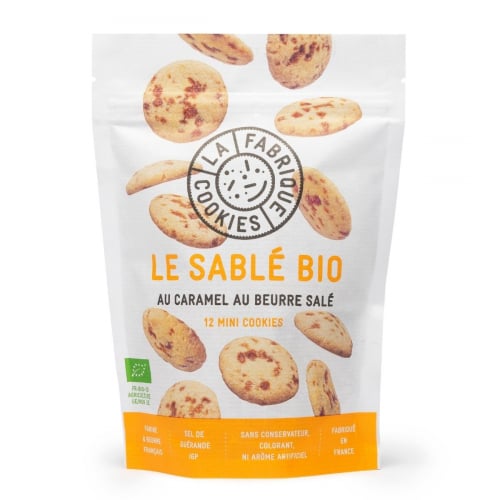 Cookies Sablés BIO Caramel au beurre salé made in France