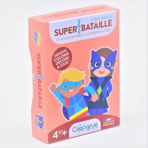 SUPER BATAILLE Jeu de Bataille à créer Super Héros made in France