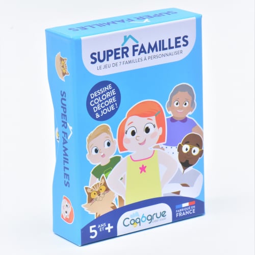 SUPER FAMILLES Jeu de 7 familles à créer made in France