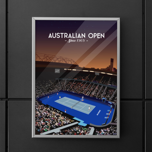 Australian Open Tennis 210x297 origine France