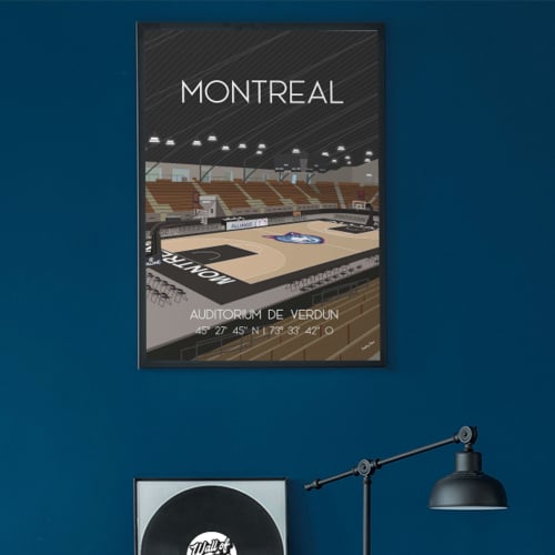Montréal Basket - Auditorium de Verdun - 210x297 origine France