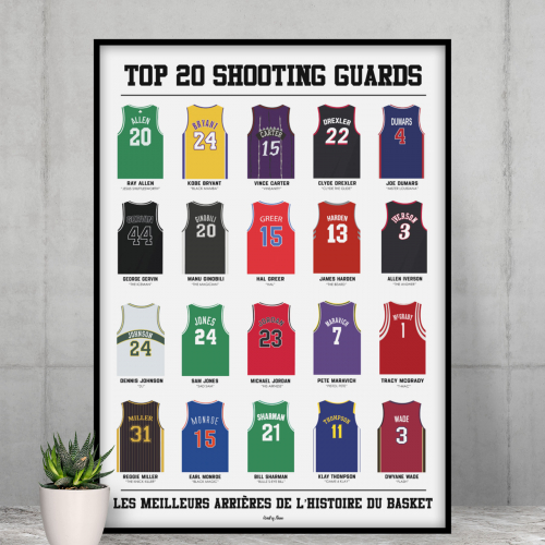 Top 20 shooting guards - Basket 210x297 origine France