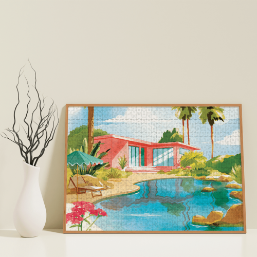 Puzzle 1000 pièces : The Palm Springs oasis
