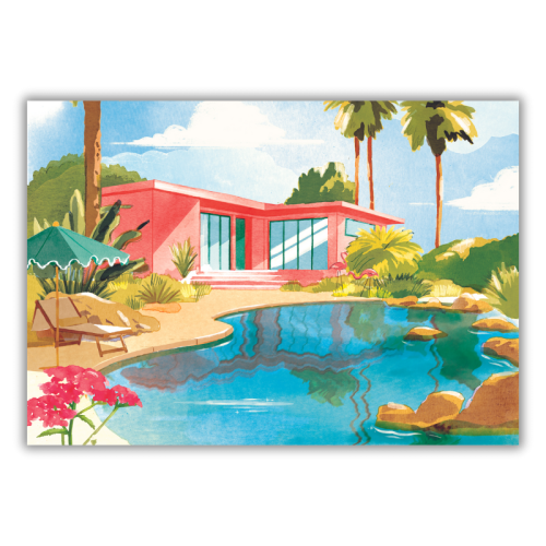 Puzzle 1000 pièces : The Palm Springs oasis made in France